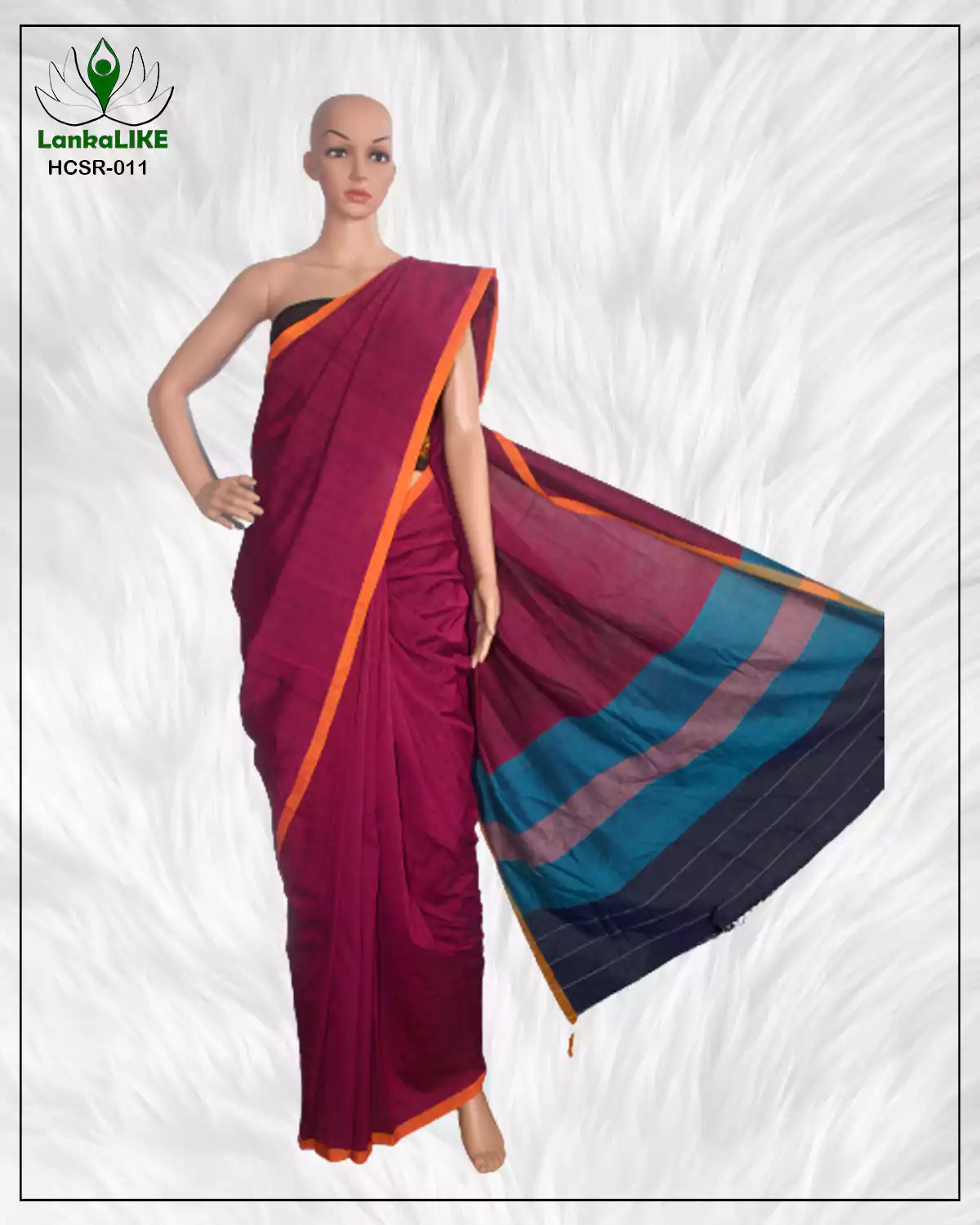 HCSR-011 (12) Handloom Cotton Saree
