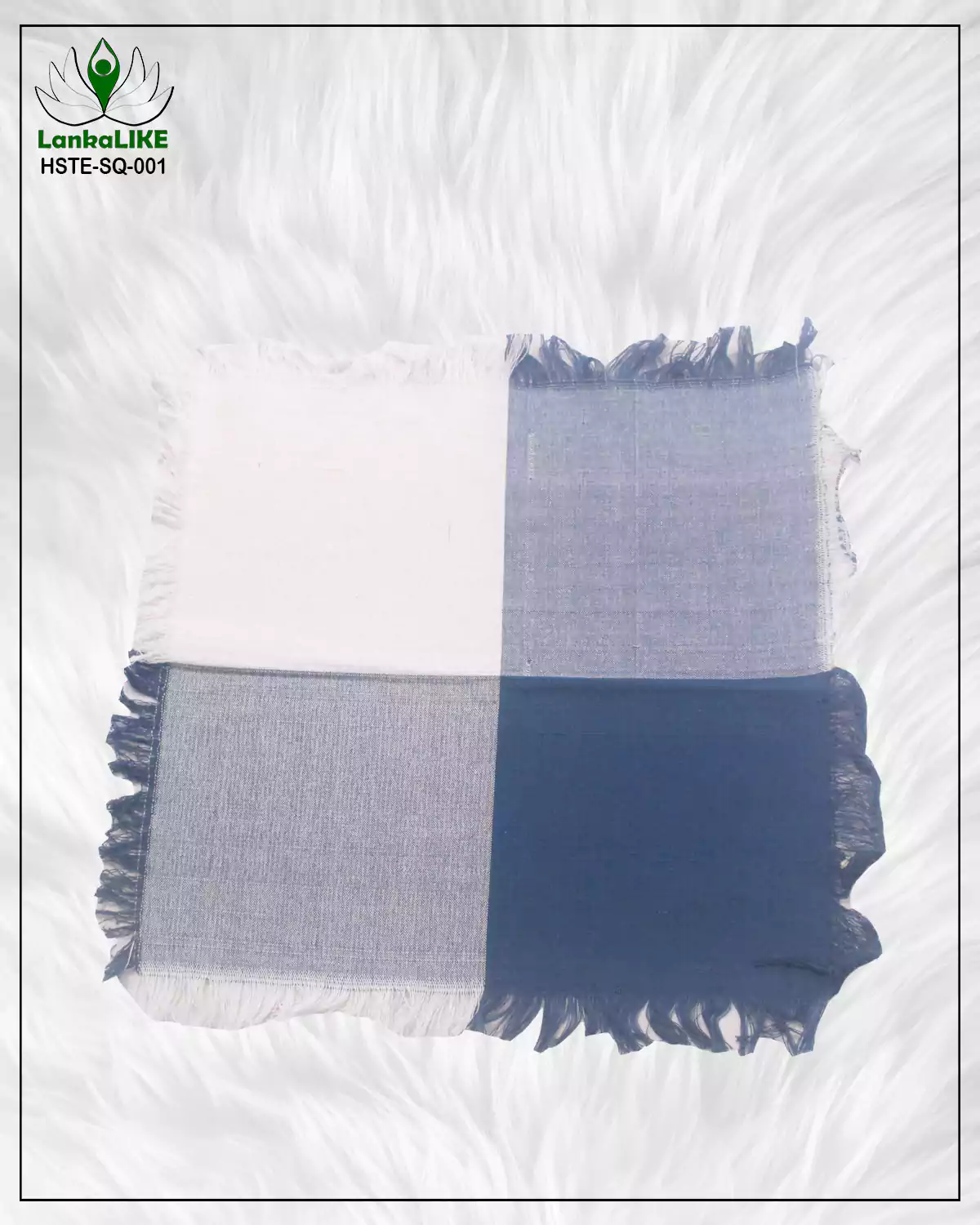 HSTE-SQ-001 (2) Handloom Serviette